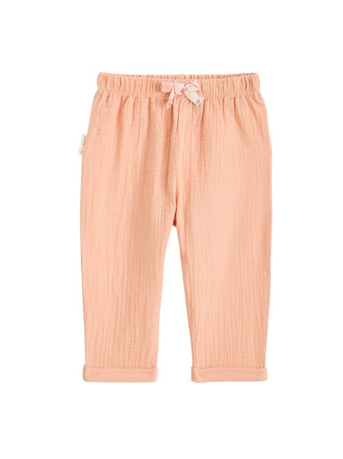 Pantalon enfant en gaze de coton Santa Giulia - Kiabi Pantalon enfant en gaze de coton Santa Giulia - Kiabi
