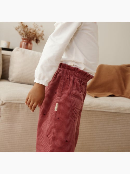 Pantalon enfant en velours côtelé aimée - Kiabi Pantalon enfant en velours côtelé aimée - Kiabi