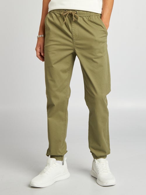 Pantalon esprit 'jogger' - Kiabi