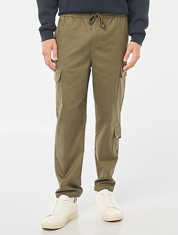Pantalon esprit 'jogger' multipoches
