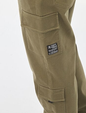 Pantalon esprit 'jogger' multipoches
