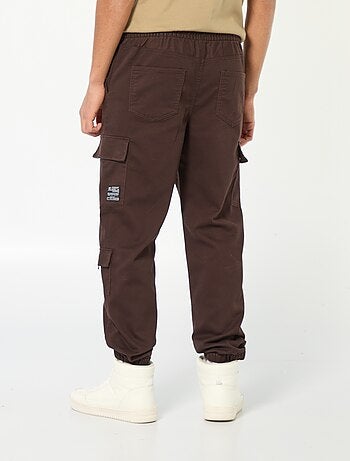 Pantalon esprit 'jogger' multipoches