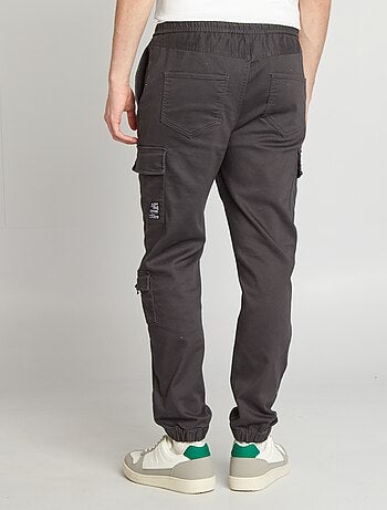 Pantalon esprit 'jogger' multipoches