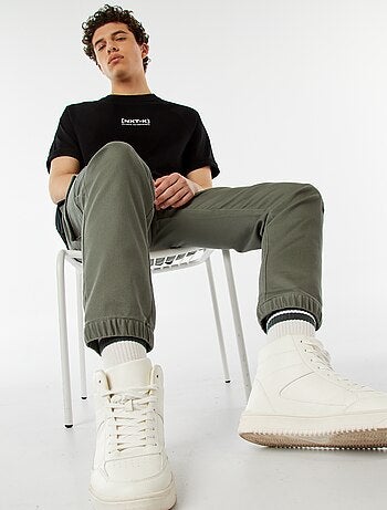 Pantalon esprit 'jogger' multipoches