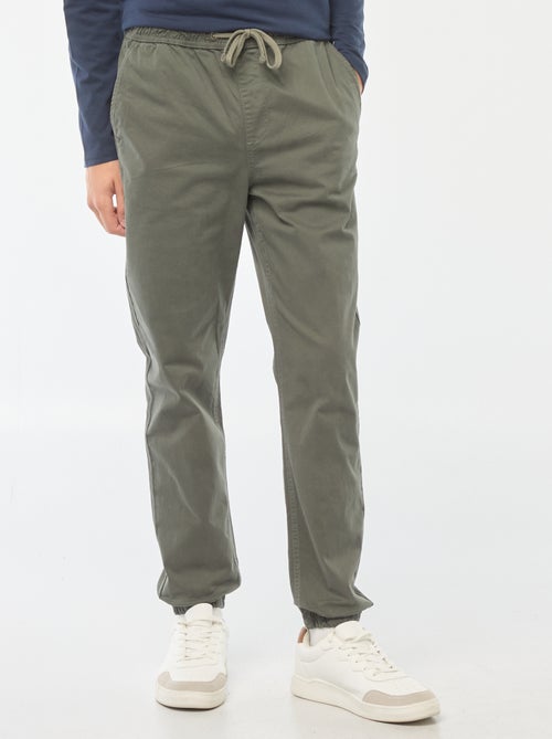 Pantalon esprit 'jogger' - Kiabi