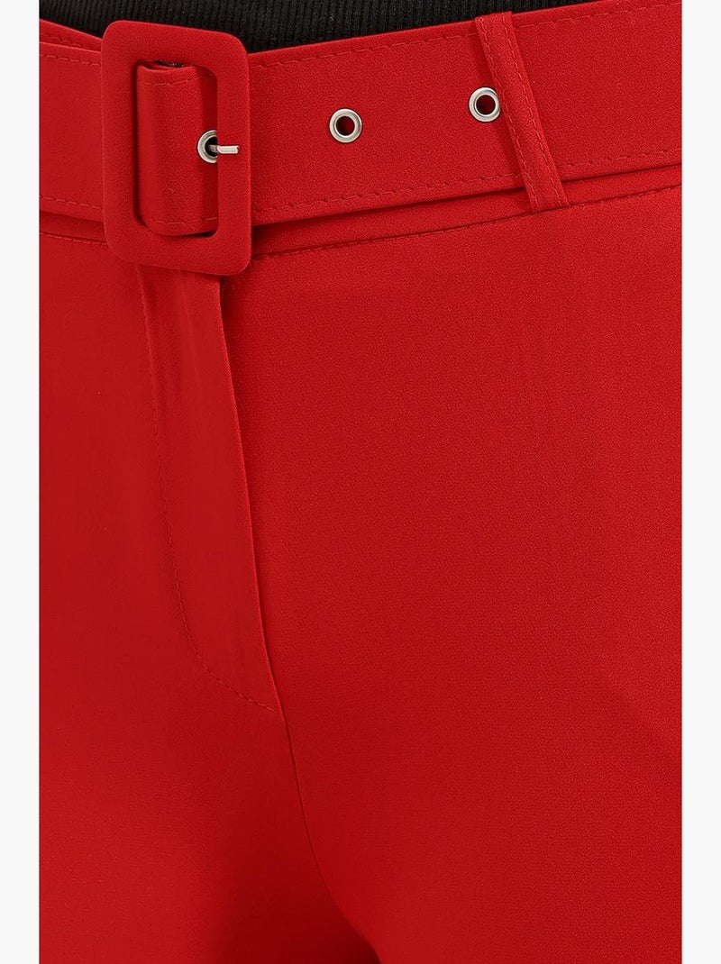 Pantalon évasé à ceinture bdart Rouge - Kiabi
