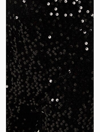 Pantalon évasé à paillettes hiccup