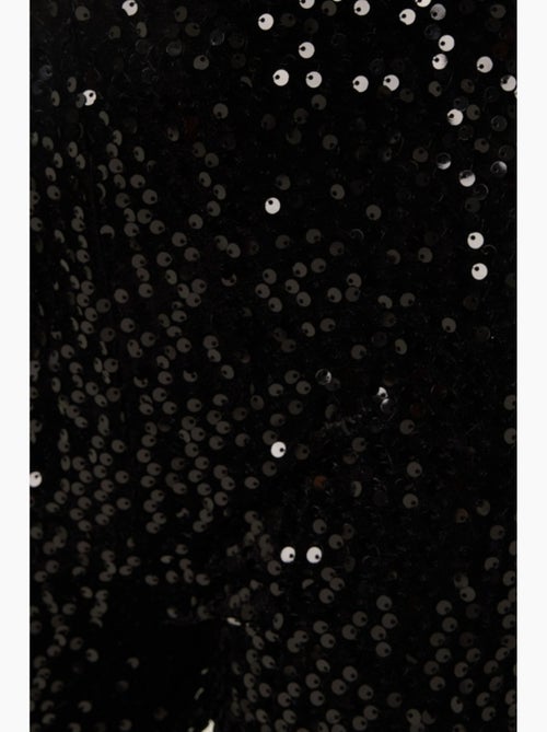 Pantalon évasé à paillettes hiccup - Kiabi Pantalon évasé à paillettes hiccup - Kiabi