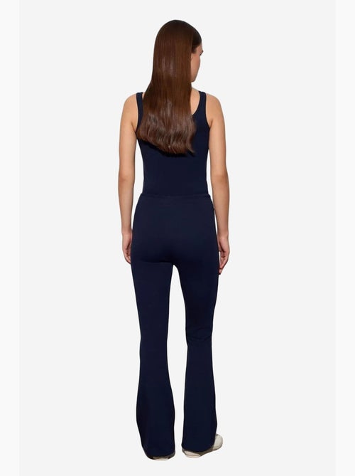 Pantalon évasé en jersey à taille mi-haute et lien dilvin - Kiabi Pantalon évasé en jersey à taille mi-haute et lien dilvin - Kiabi