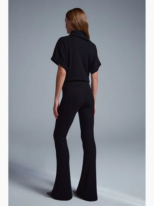 Pantalon évasé en maille, taille haute dilvin - Kiabi