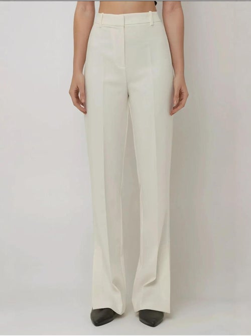 Pantalon évasé taille haute de qualité supérieure - Kiabi Pantalon évasé taille haute de qualité supérieure - Kiabi