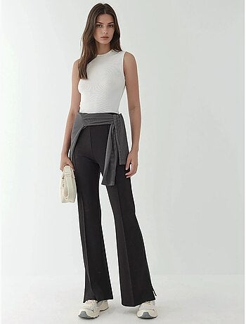 Pantalon évasé taille haute hiccup