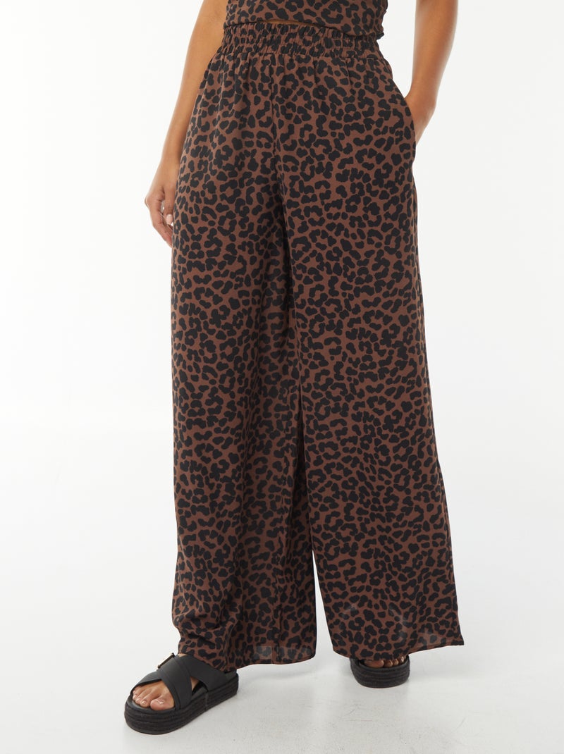 Pantalon Large Pour Femme - Gris Clair | MAYA SQUARE