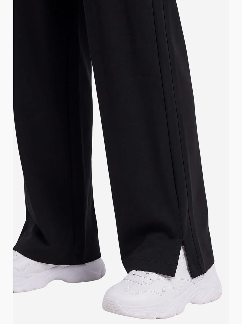 Pantalon femme à enfiler tommy Noir - Kiabi