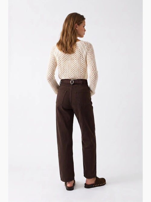 Pantalon femme à jambe droite mixray - Kiabi Pantalon femme à jambe droite mixray - Kiabi