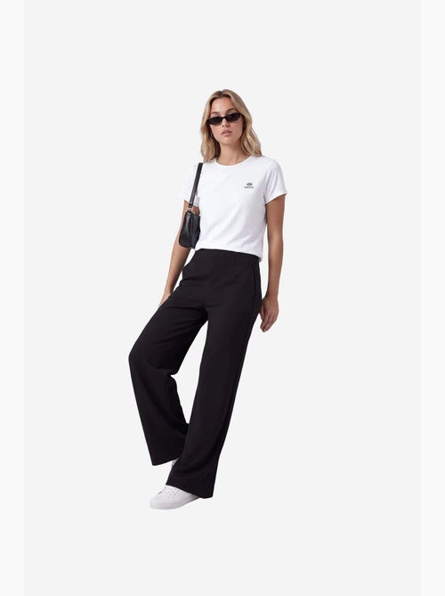Pantalon femme à jambe droite tommy - Kiabi Pantalon femme à jambe droite tommy - Kiabi