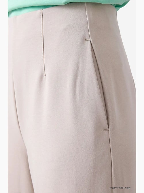 Pantalon femme à jambe droite tommy - Kiabi Pantalon femme à jambe droite tommy - Kiabi