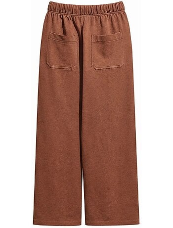 Pantalon femme à taille élastique et jambe large mixray