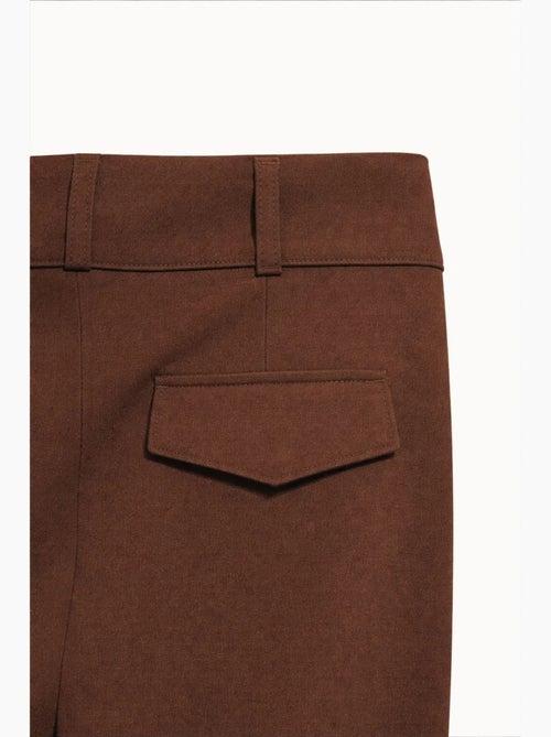 Pantalon femme à taille mi-haute évasé mixray - Kiabi