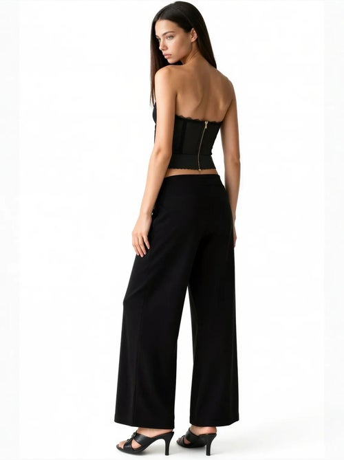 Pantalon femme en mélange modal busem - Kiabi Pantalon femme en mélange modal busem - Kiabi