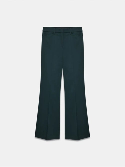 Pantalon femme évasé taille haute en gabardine dilvin - Kiabi Pantalon femme évasé taille haute en gabardine dilvin - Kiabi
