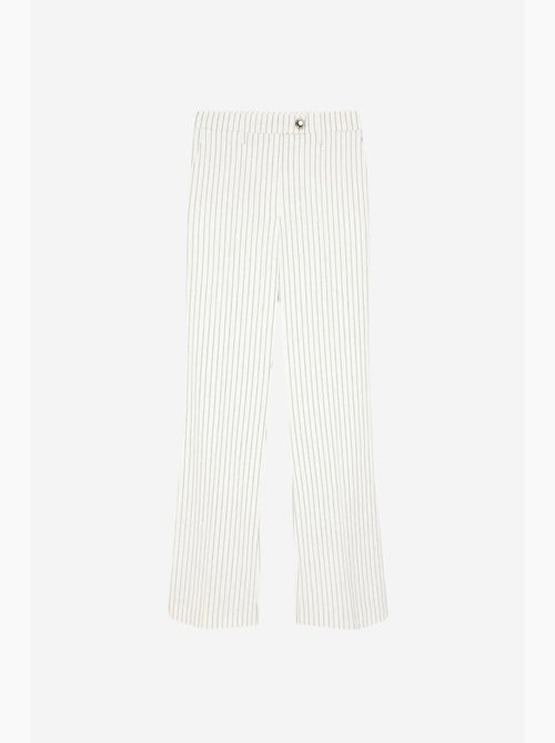 Pantalon femme large à rayures, taille mi-haute dilvin - Kiabi Pantalon femme large à rayures, taille mi-haute dilvin - Kiabi