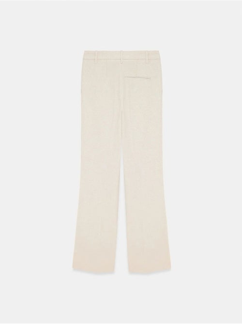 Pantalon femme large en crêpe, taille mi-haute dilvin - Kiabi Pantalon femme large en crêpe, taille mi-haute dilvin - Kiabi