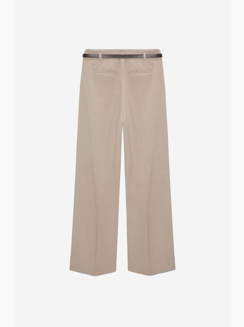 Pantalon femme palazzo en crêpe avec ceinture dilvin - Kiabi Pantalon femme palazzo en crêpe avec ceinture dilvin - Kiabi