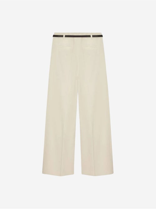 Pantalon femme palazzo en crêpe avec ceinture dilvin - Kiabi Pantalon femme palazzo en crêpe avec ceinture dilvin - Kiabi