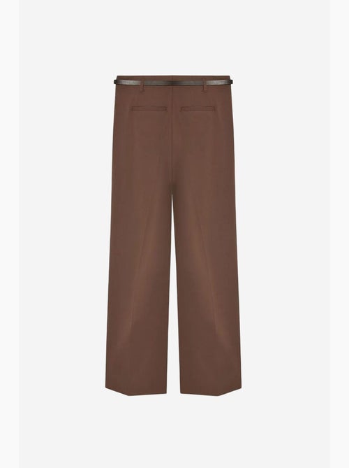 Pantalon femme palazzo en crêpe avec ceinture dilvin - Kiabi Pantalon femme palazzo en crêpe avec ceinture dilvin - Kiabi