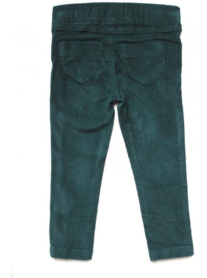 Pantalon Fille Ameta Vert - Kiabi