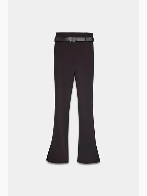Pantalon flare ajusté avec ceinture dilvin - Kiabi