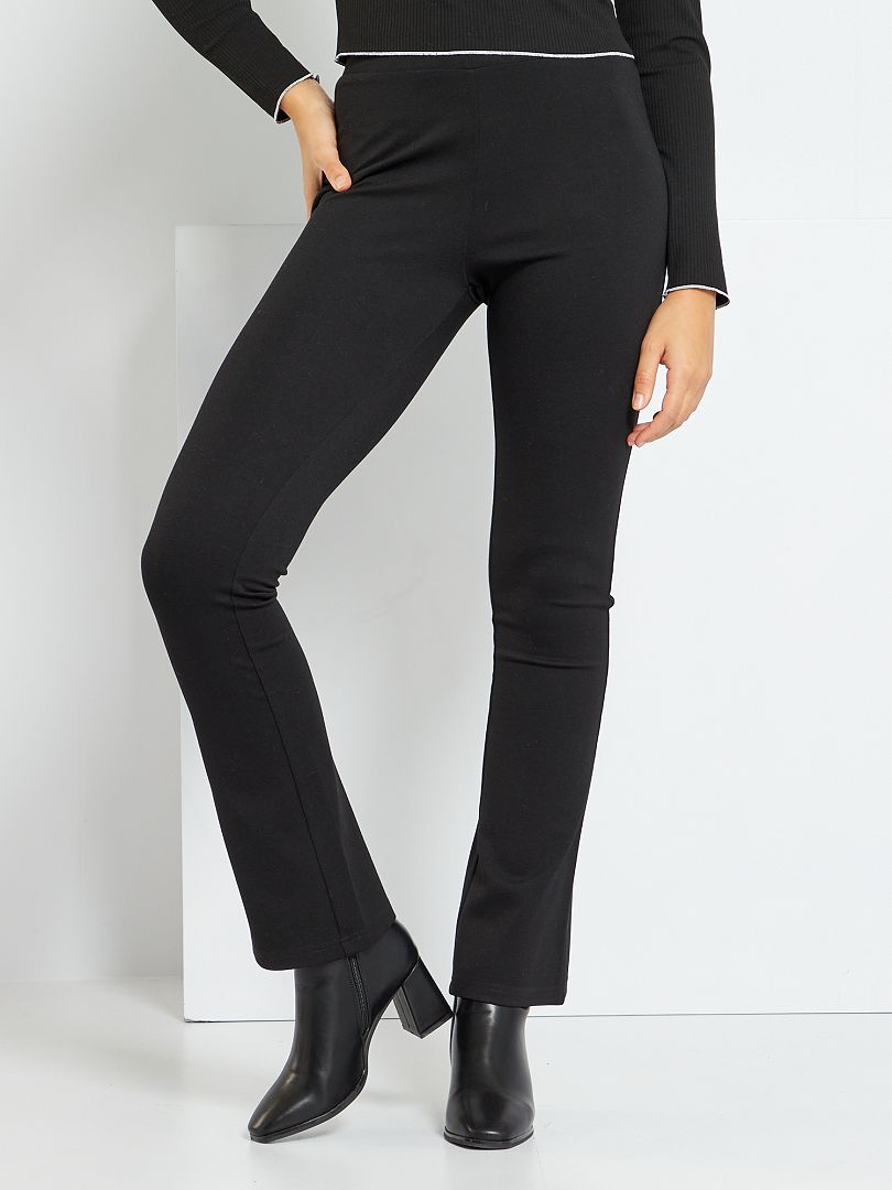 Pantalon flare maille milano