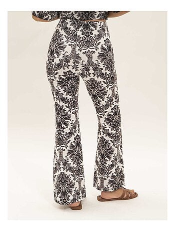Pantalon flare motifs edarzine