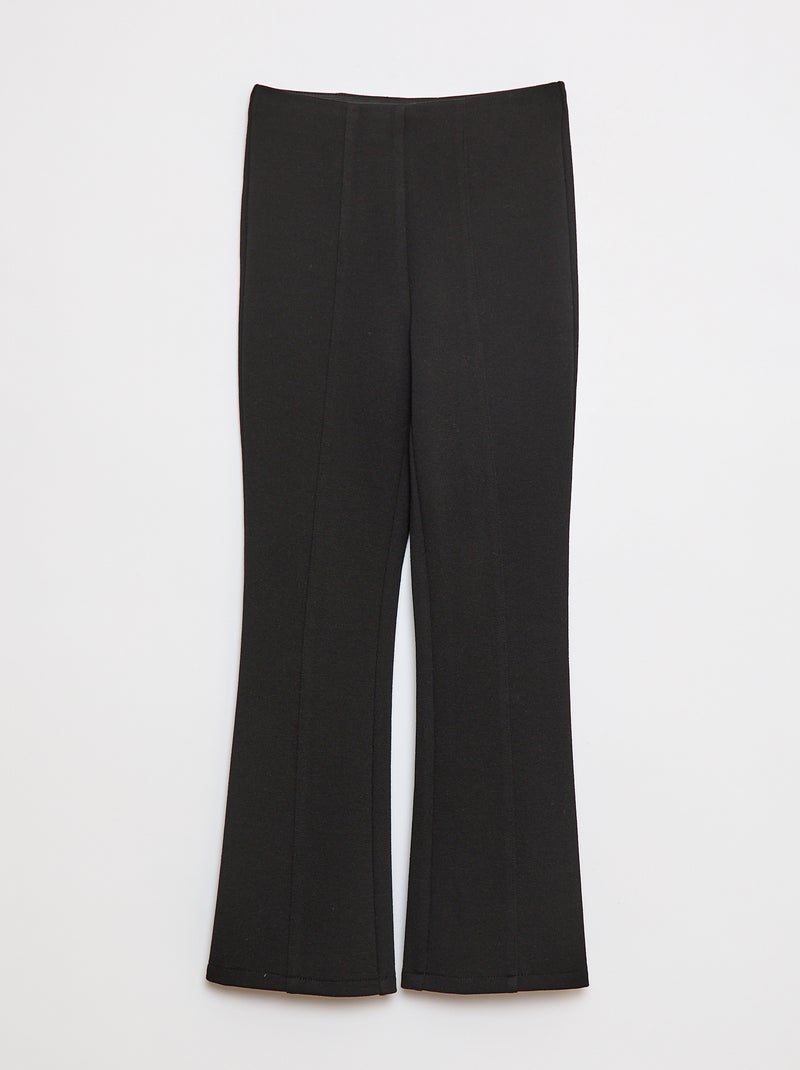Pantalon flare Noir - Kiabi