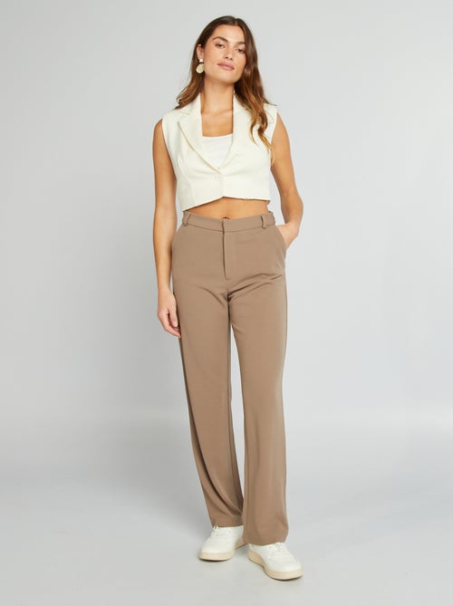 Pantalon fluide droit 'JDY' - Kiabi