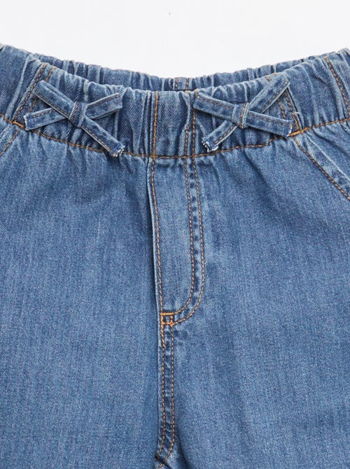 Pantalon fluide effet jean - Kiabi