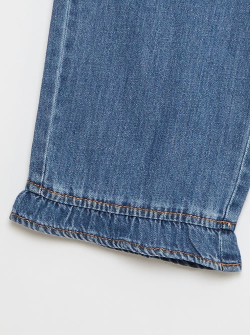 Pantalon fluide effet jean - Kiabi