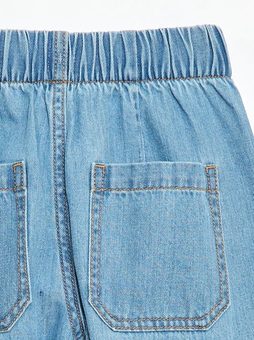 Pantalon fluide effet jean - Kiabi