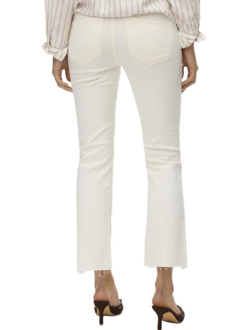 Pantalon fluide Femme Vero Moda Ecru - Kiabi