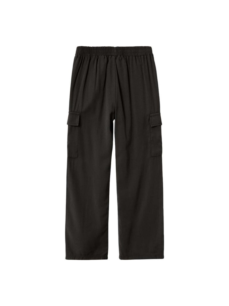 Pantalon fluide Fille Name it Noir - Kiabi