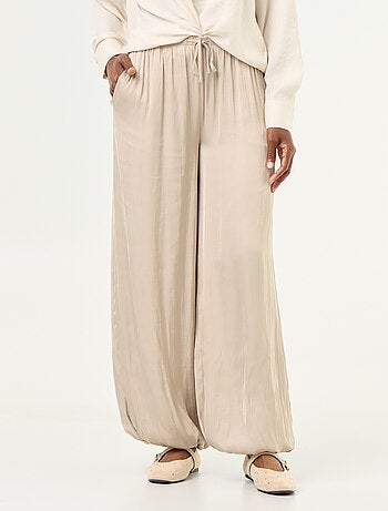 Pantalon fluide forme balloon