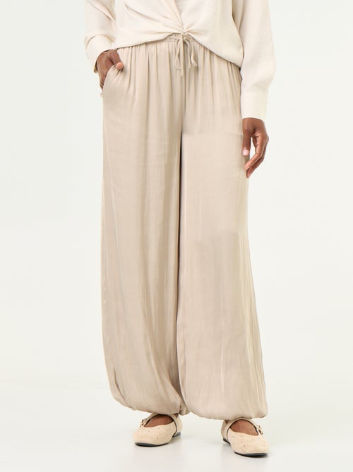 Pantalon fluide forme balloon - Kiabi Pantalon fluide forme balloon - Kiabi