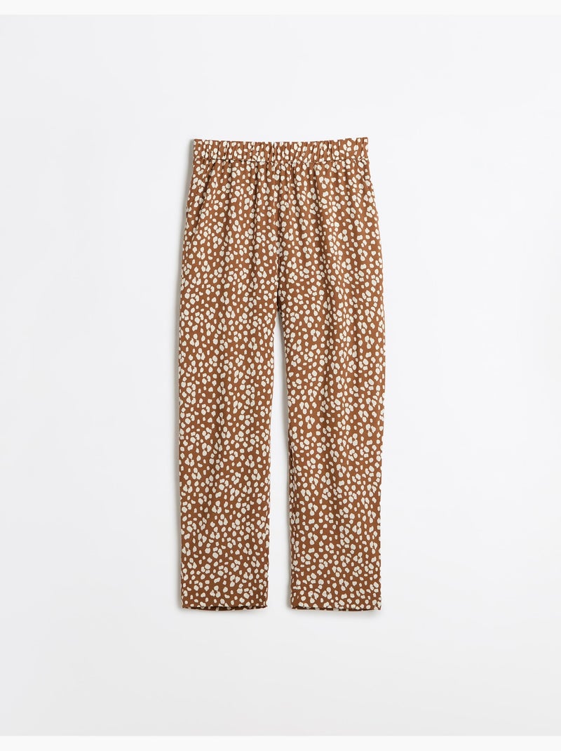 Pantalon fluide, mo fashion Beige - Kiabi