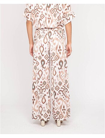 Pantalon fluide motifs ENOLIA
