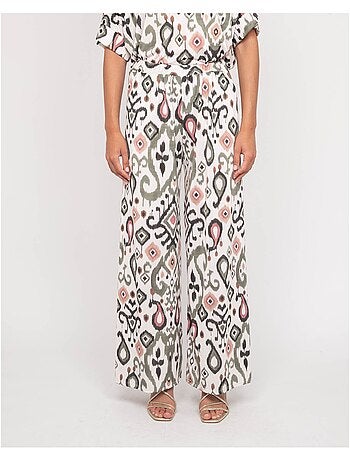 Pantalon fluide motifs ENOLIA