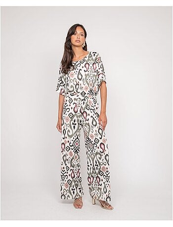 Pantalon fluide motifs ENOLIA
