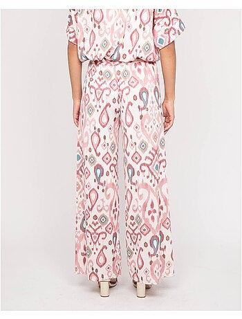 Pantalon fluide motifs ENOLIA