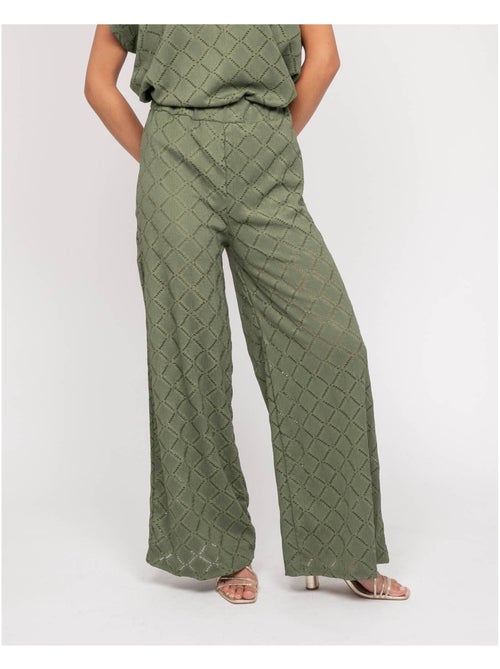 Pantalon fluide motifs ESUNA - Kiabi