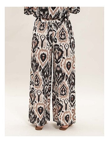 Pantalon fluide motifs etonia